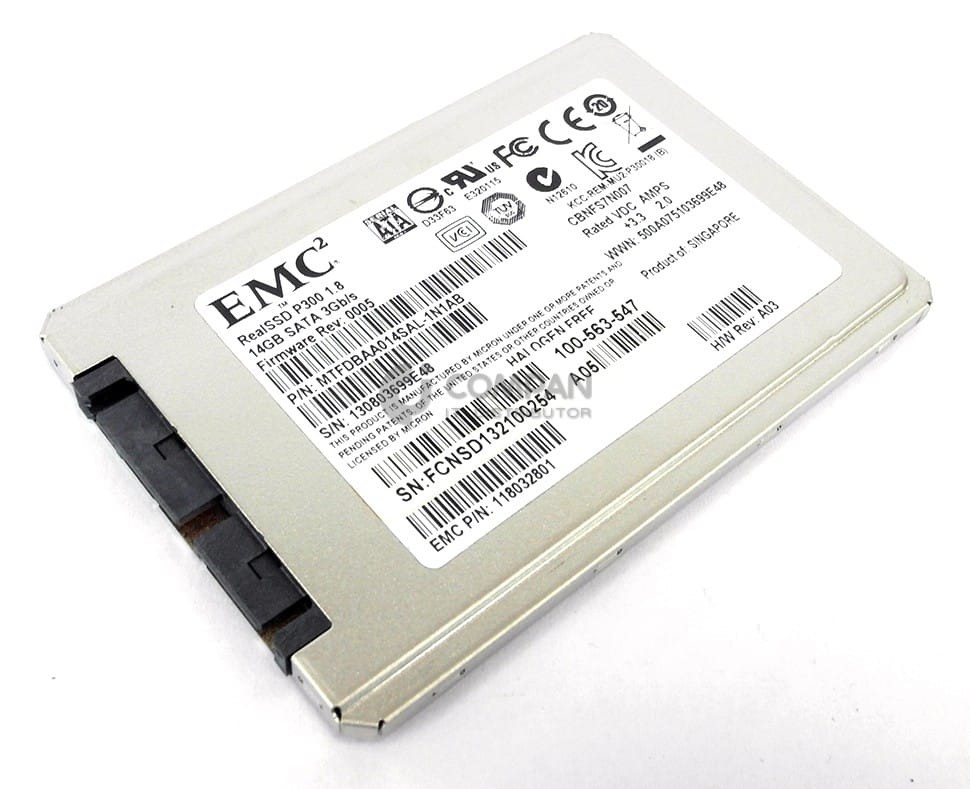 100-563-547 EMC 14GB SSD 3G SATA FOR EMC VNXE3100 VNXE3150