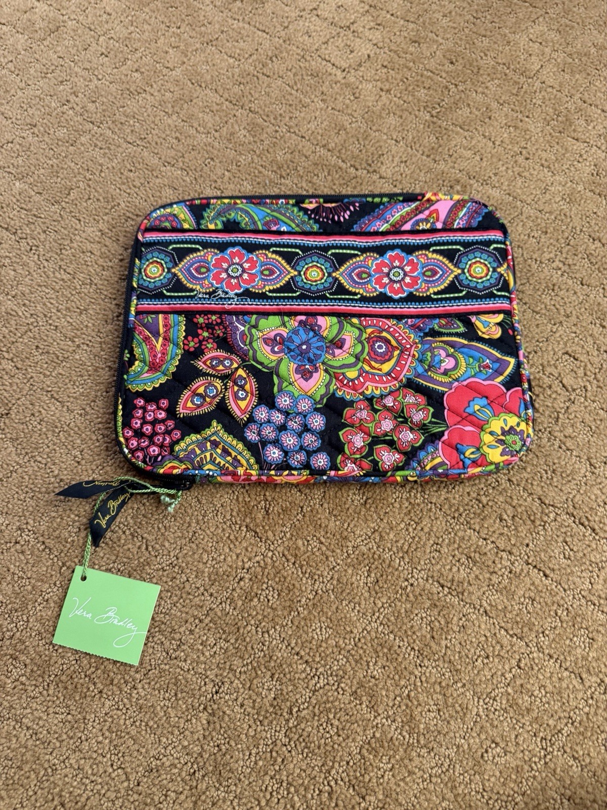 Vera Bradley Symphony In Hue Tablet Sleeve NWT Retired Pattern