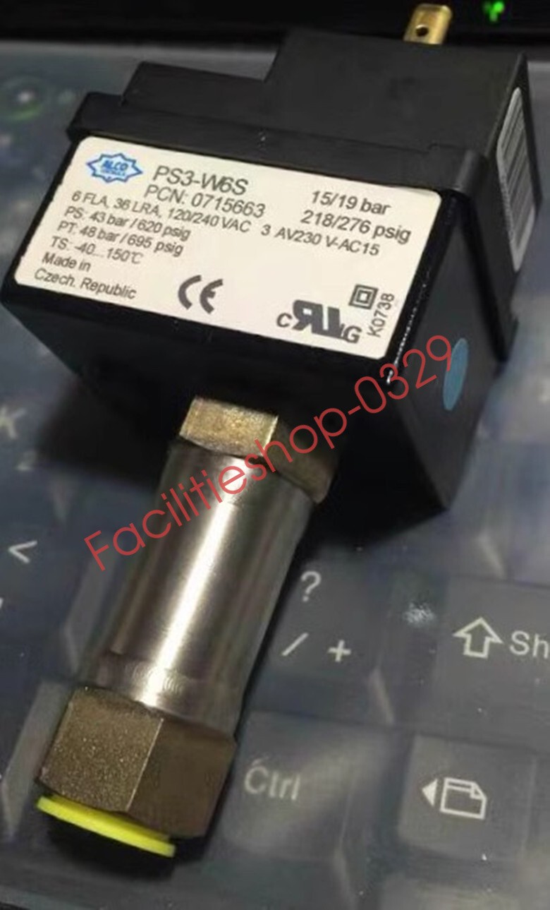 1pcs NEW ALCO PS3-W6S 15/19bar pressure switch controller DHL/FedEx
