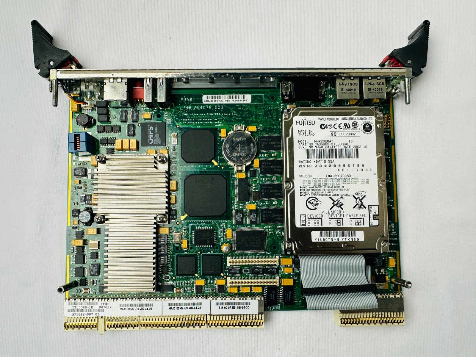 Ziatech ZT5504 ZT5504B-1B CPU Board
