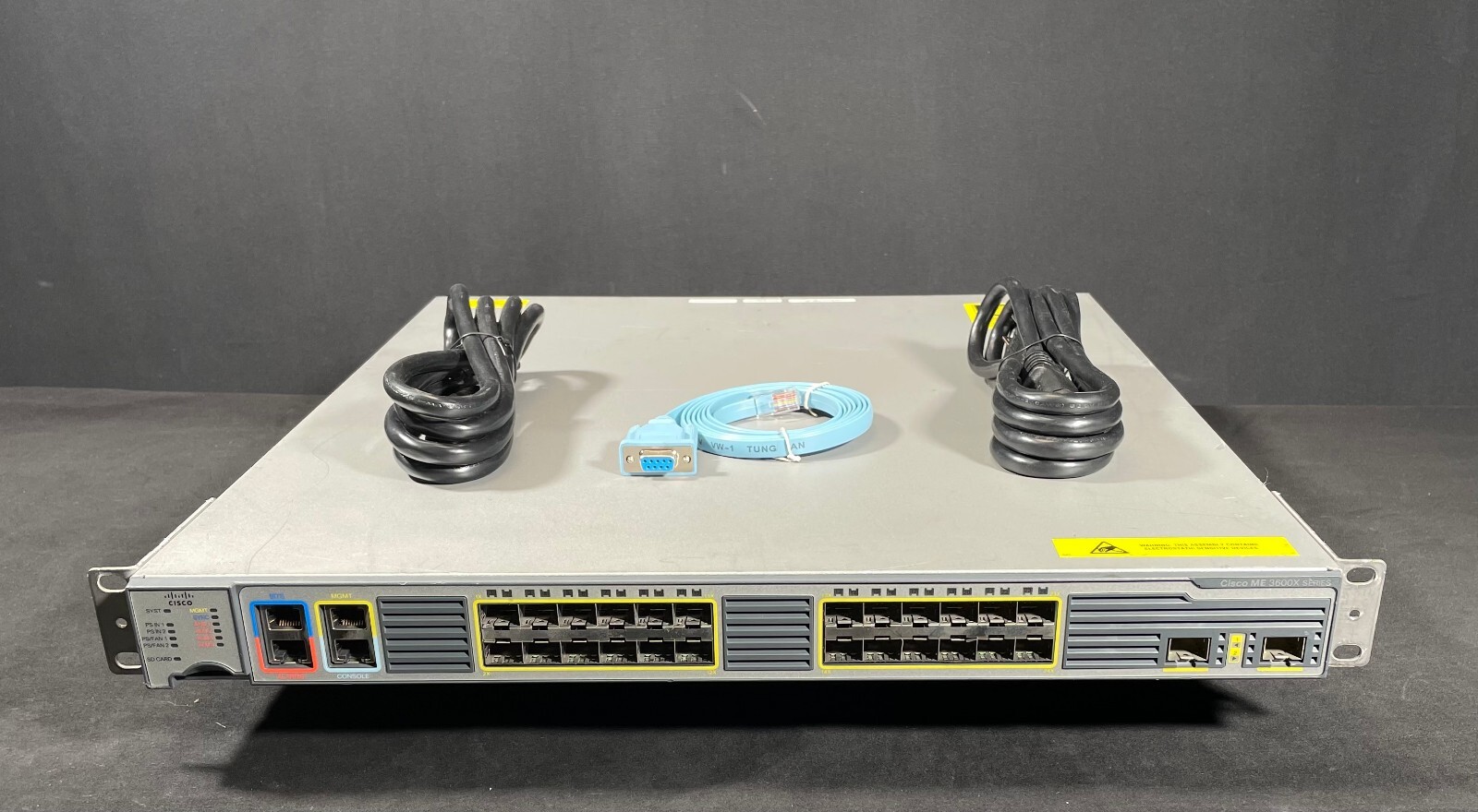 Cisco ME 3600X Series ME-3600X-24FS-M 24-Ports SFP Ethernet Switch-Same Day Ship