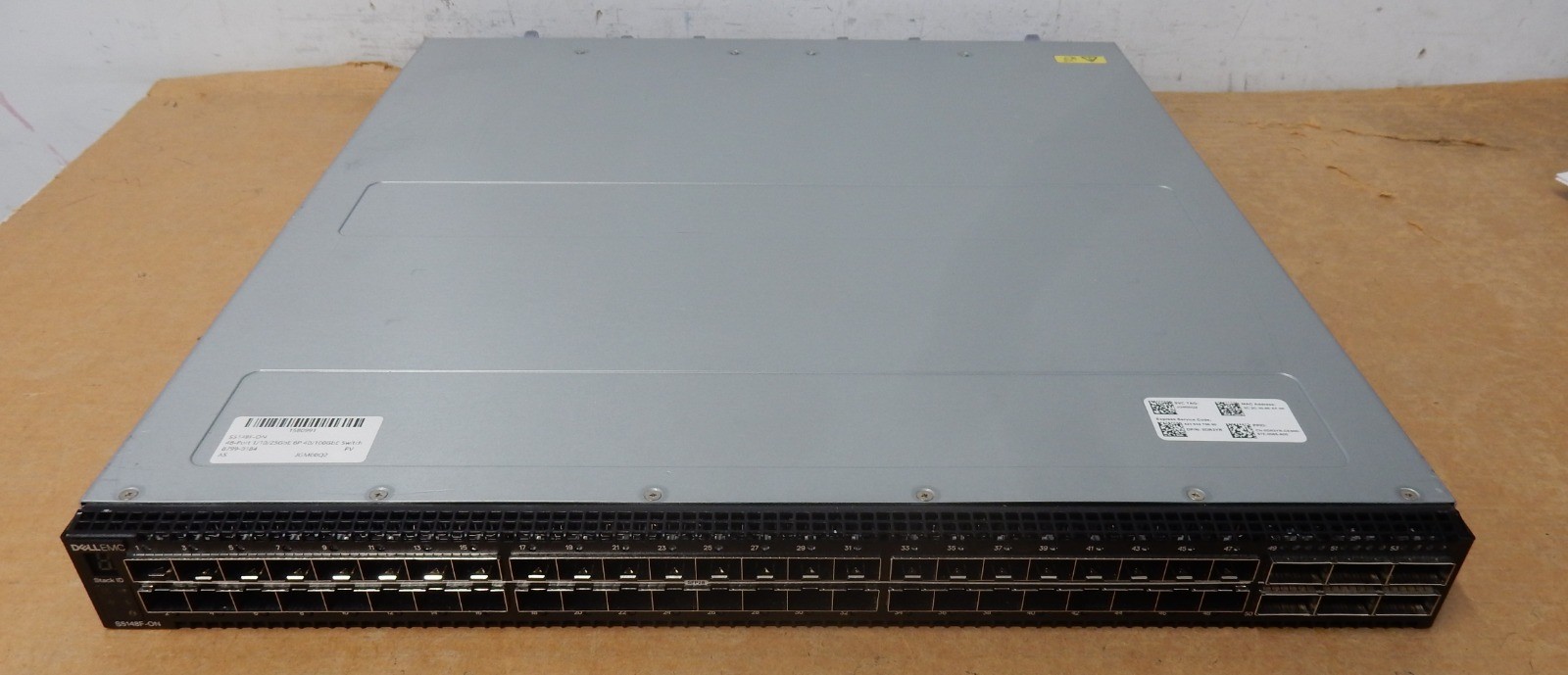 DELL S5148F-ON 48-Port 1/10/25GbE 6P 40/100GbE Switch - Unit Only