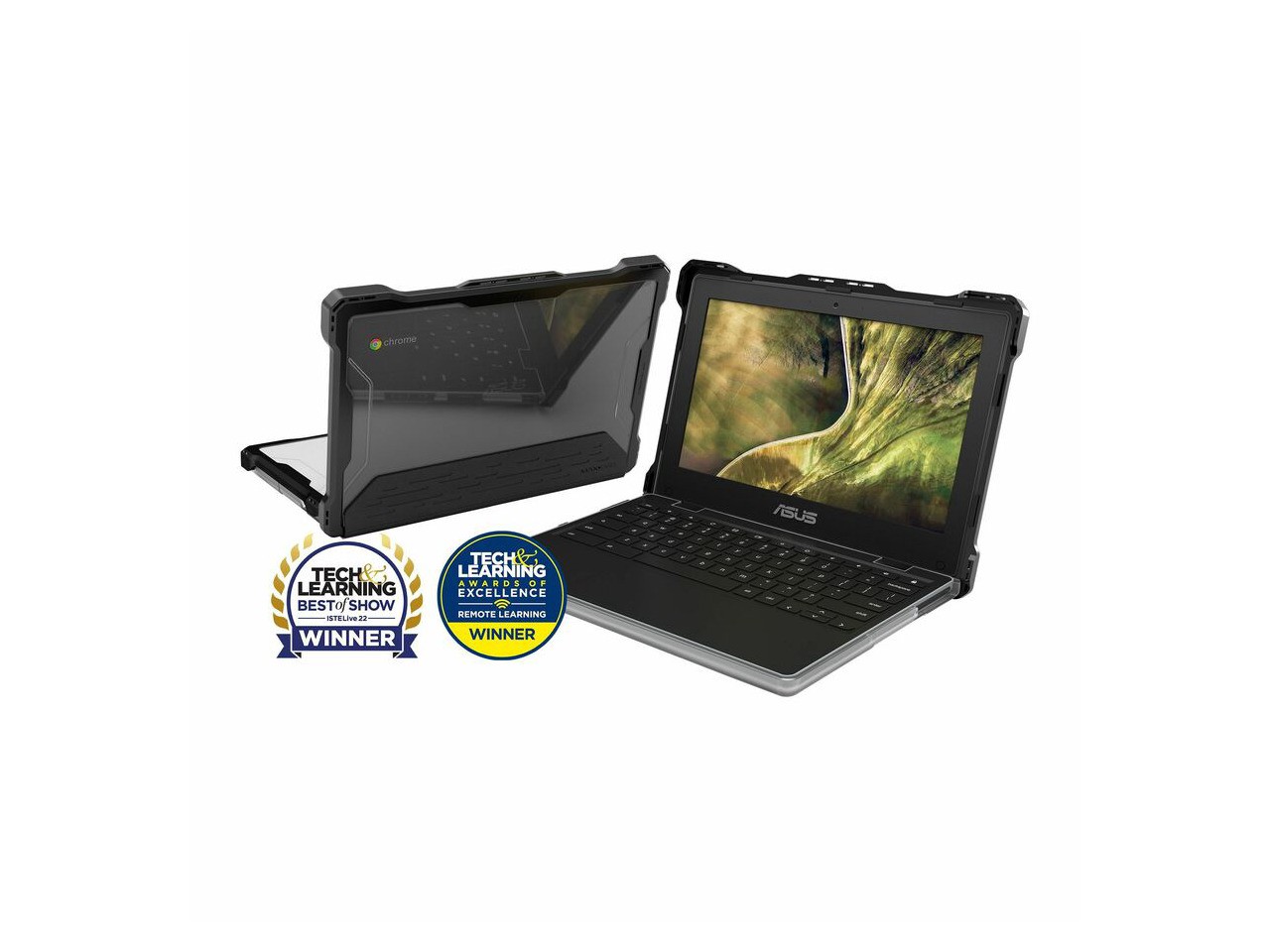 MAXCases Extreme Shell-L Chromebook Case for Asus C204M and C204EE Chromebook 11