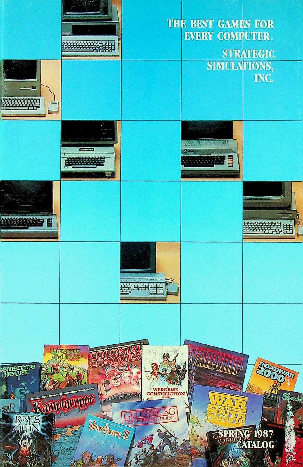 Strategic Simulations Inc. Brochure/Catalog (1987) - USA - Preowned