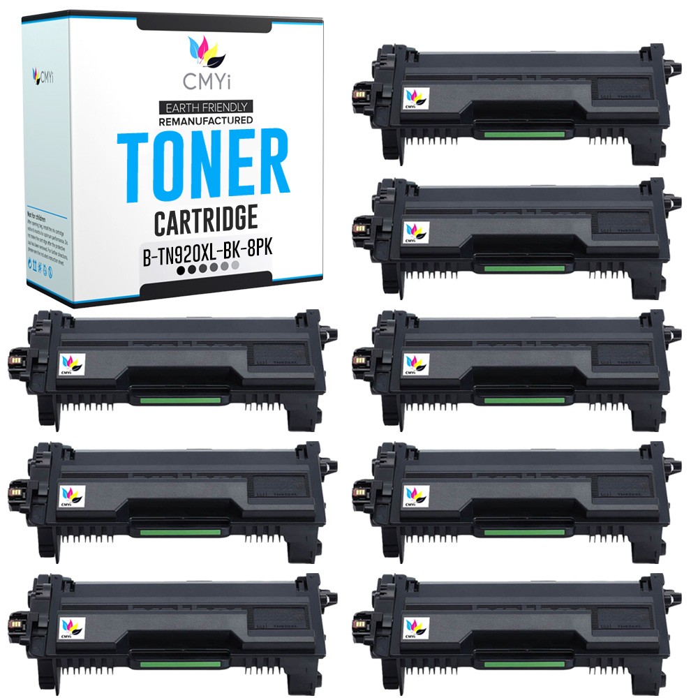 8PK Compatible CMYi TN-920XL Cartridge fits Brother MFC-L5915DW L6810DW L6915DW
