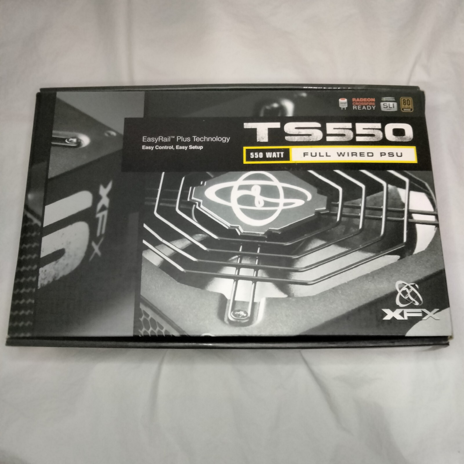 New XFX TS 550W Power Supply 80 Plus Bronze No UPC