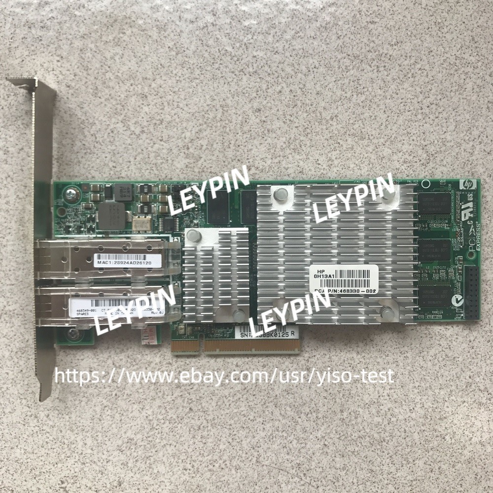 New HP NC522SFP DUAL PORT 10GbE SERVER ADAPTER 468332-B21 468349-001