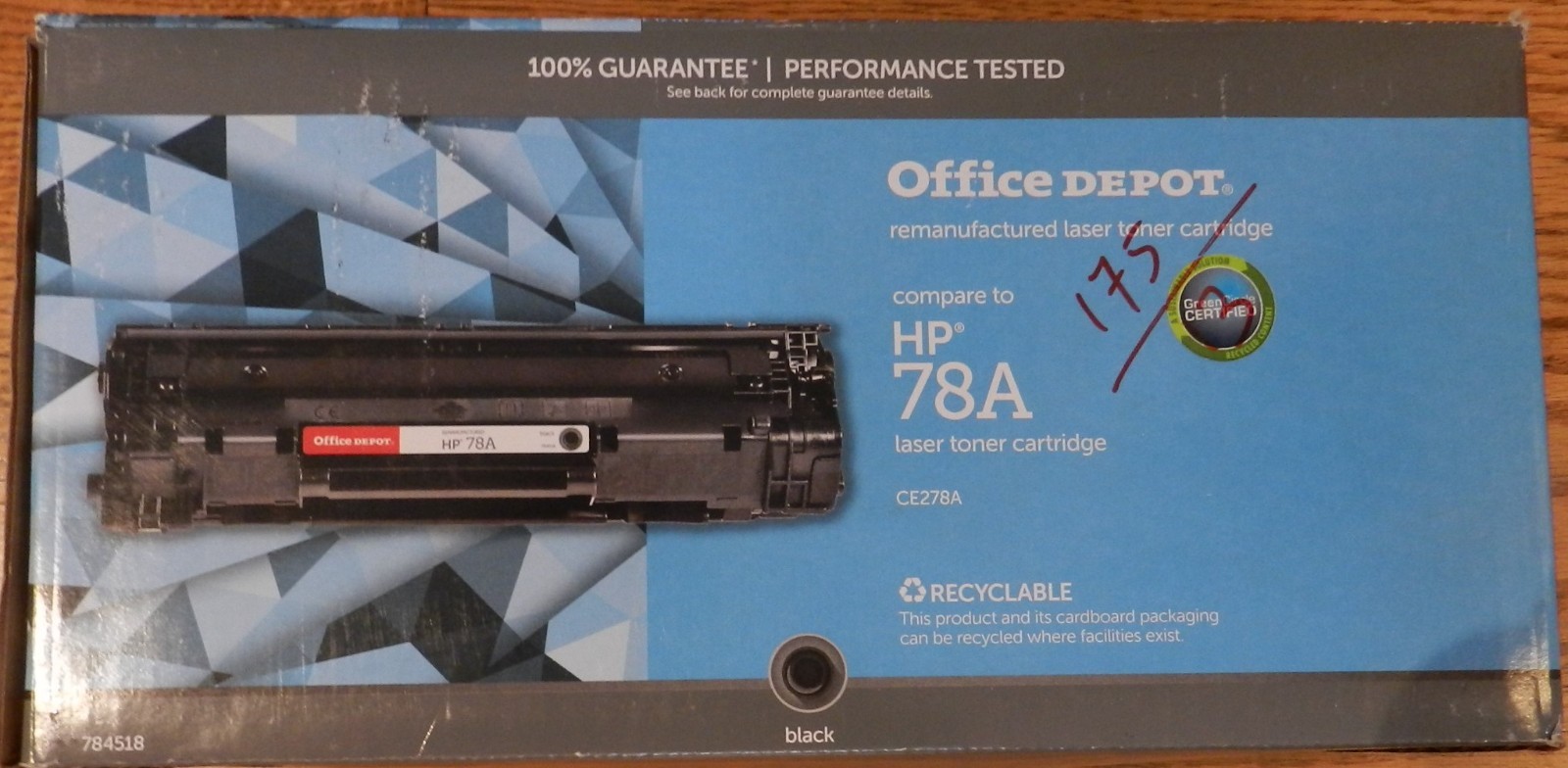 Office Depot Compatible w/ HP 78A CE278A Black Laser Toner Cartridges OD78A NEW