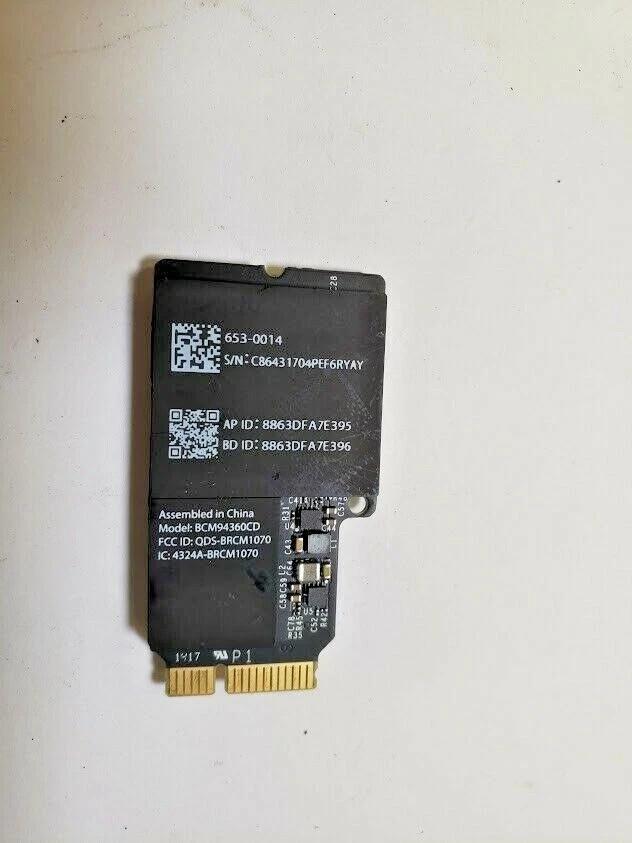 Broadcom BCM94360CD 802.11ac Bluetooth 4.0 WiFi Card for 27" for iMac AirPort