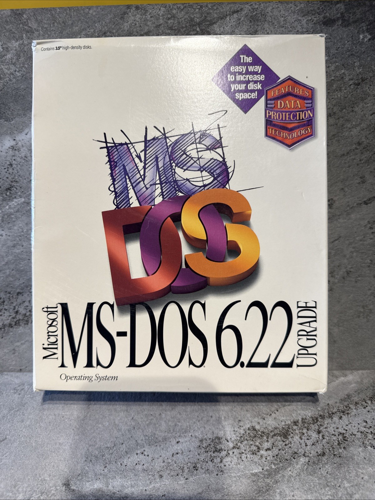 Microsoft MS DOS 6.22 Upgrade Vintage Computer Software Program NIB