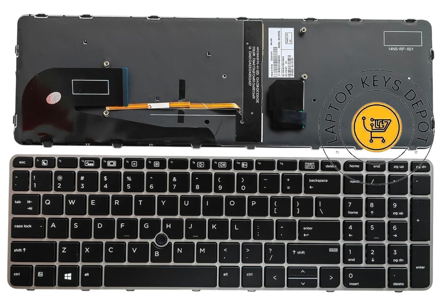 New US Backlit Keyboard HP EliteBook 850 G3 G4 755 G3 G4 ZBook 15u G3 G4 Series