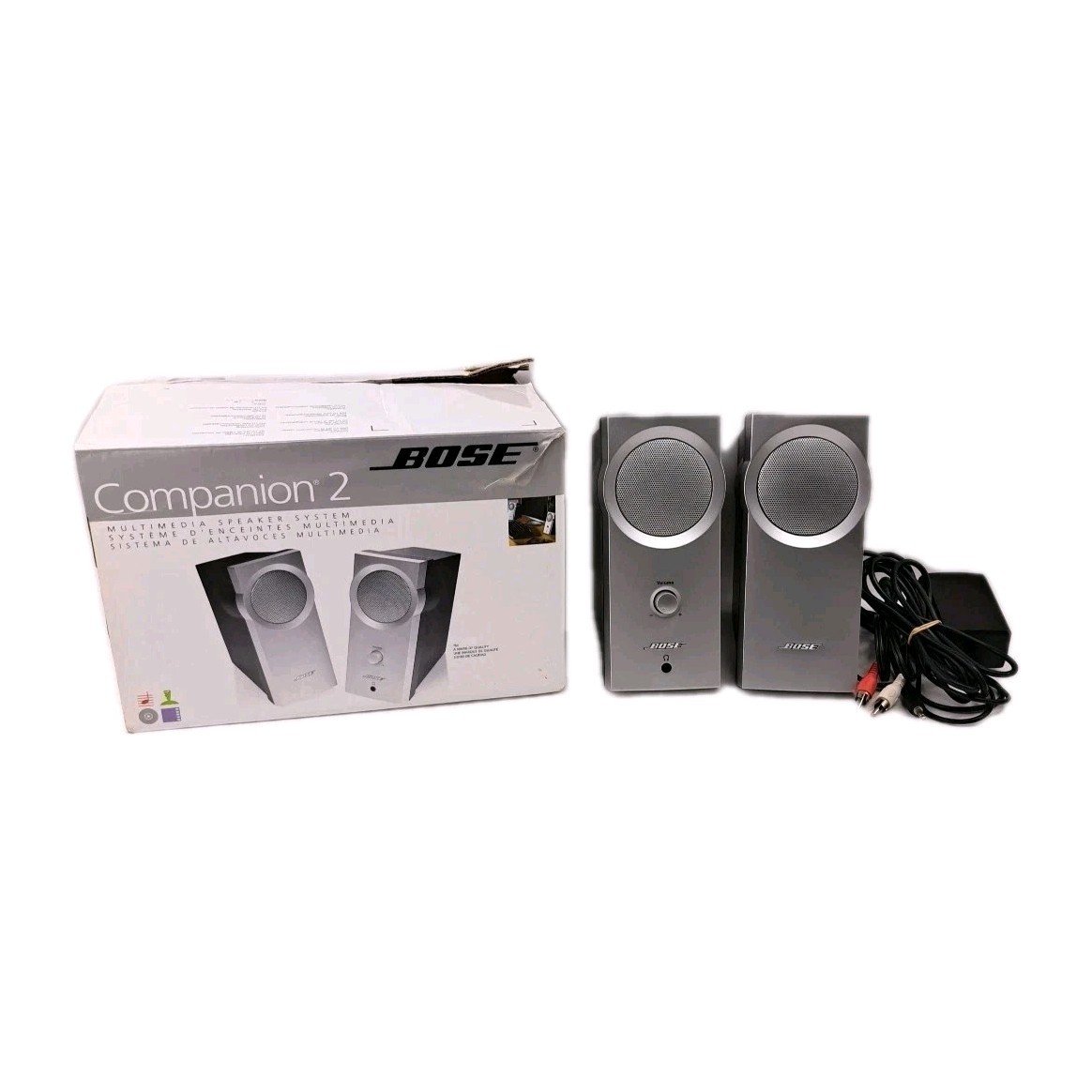 Bose Companion 2 Multimedia Speaker System 2 Speakers Computer Office Home