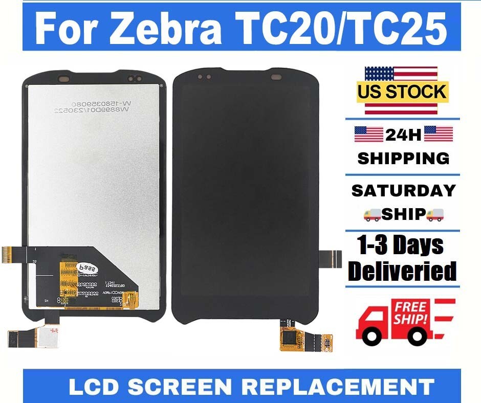 Touch Screen & LCD Display Module For  Symbol Zebra TC20 TC200J TC25