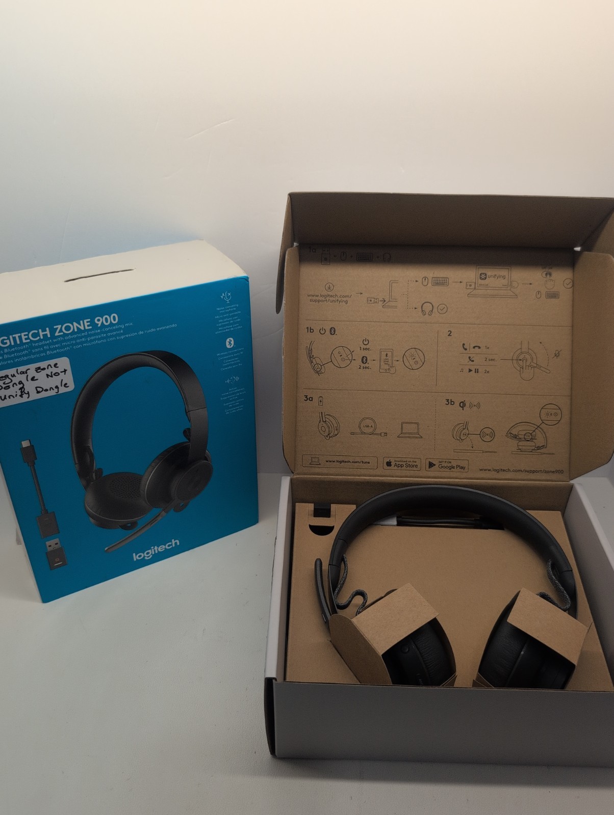 Logitech Zone 900 Wireless Bluetooth Noise Canceling On Ear Graphite #3 Read Des