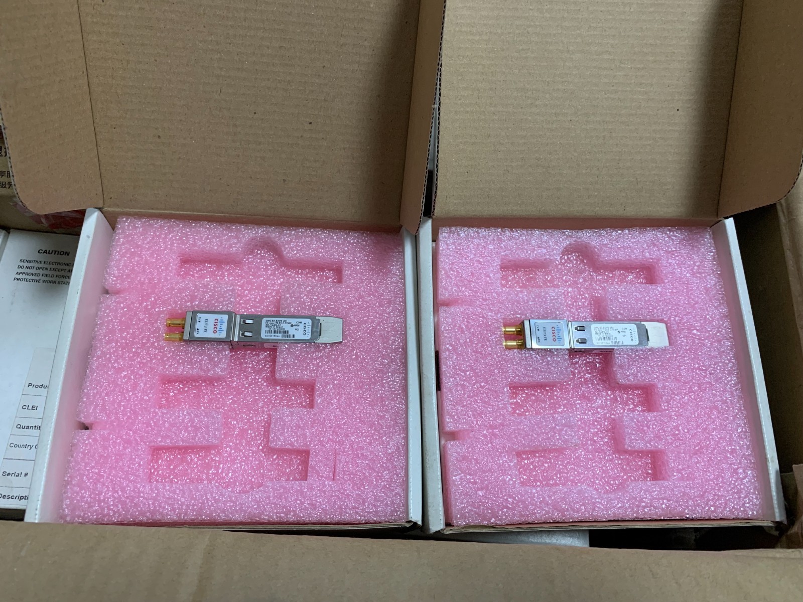 2pc Cisco ONS-SC-EOP3= SFP FE over DS3/E3 Commercial Temp 30-1449-01 ITU-T G.703
