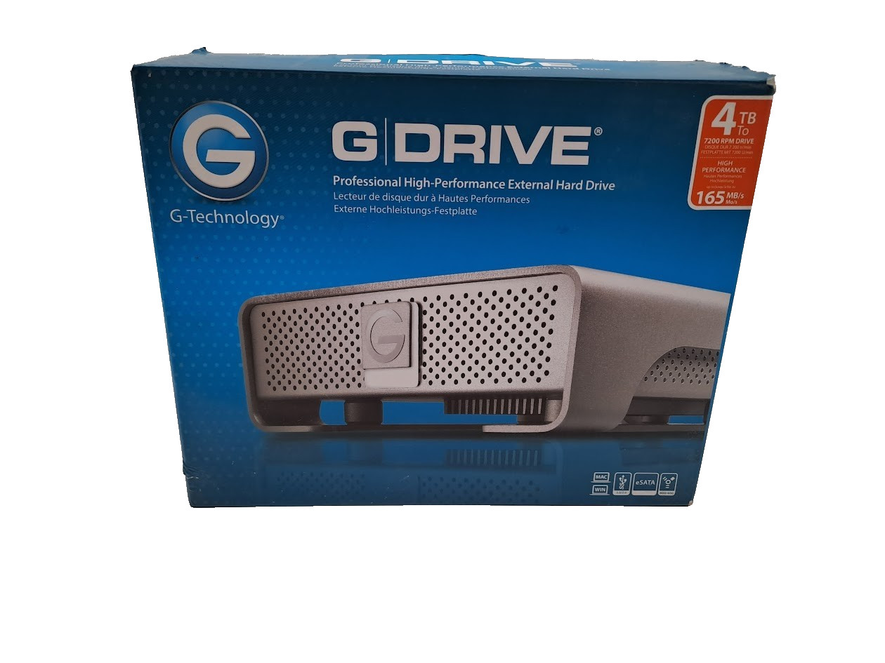 G-Technology G-Drive 4TB External HDD w/ FW800 & USB-Cables adapter