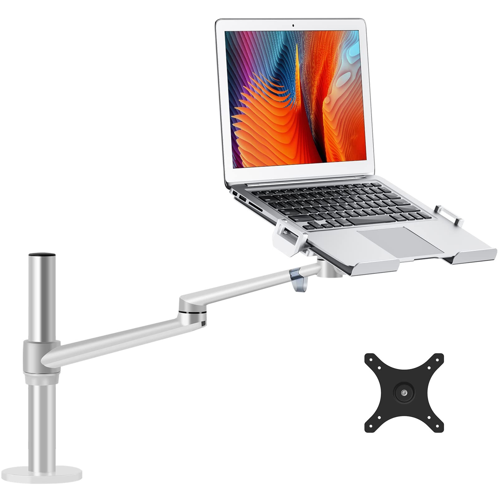 Laptop/Notebook/Projector Mount Stand,Height Adjustable Single Arm Mount Supp...