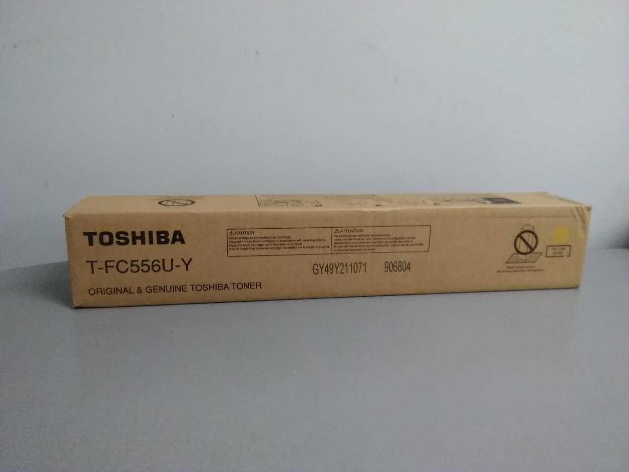 Toshiba T-FC556U-Y Yellow Toner Cartridge for 5506ACT, 5508AC, 6506AC