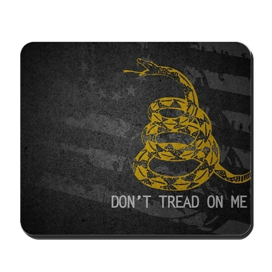 Don’t Tread on Me Snake Warning Rubber Mouse Pad Non Slip 5mm Thickness  