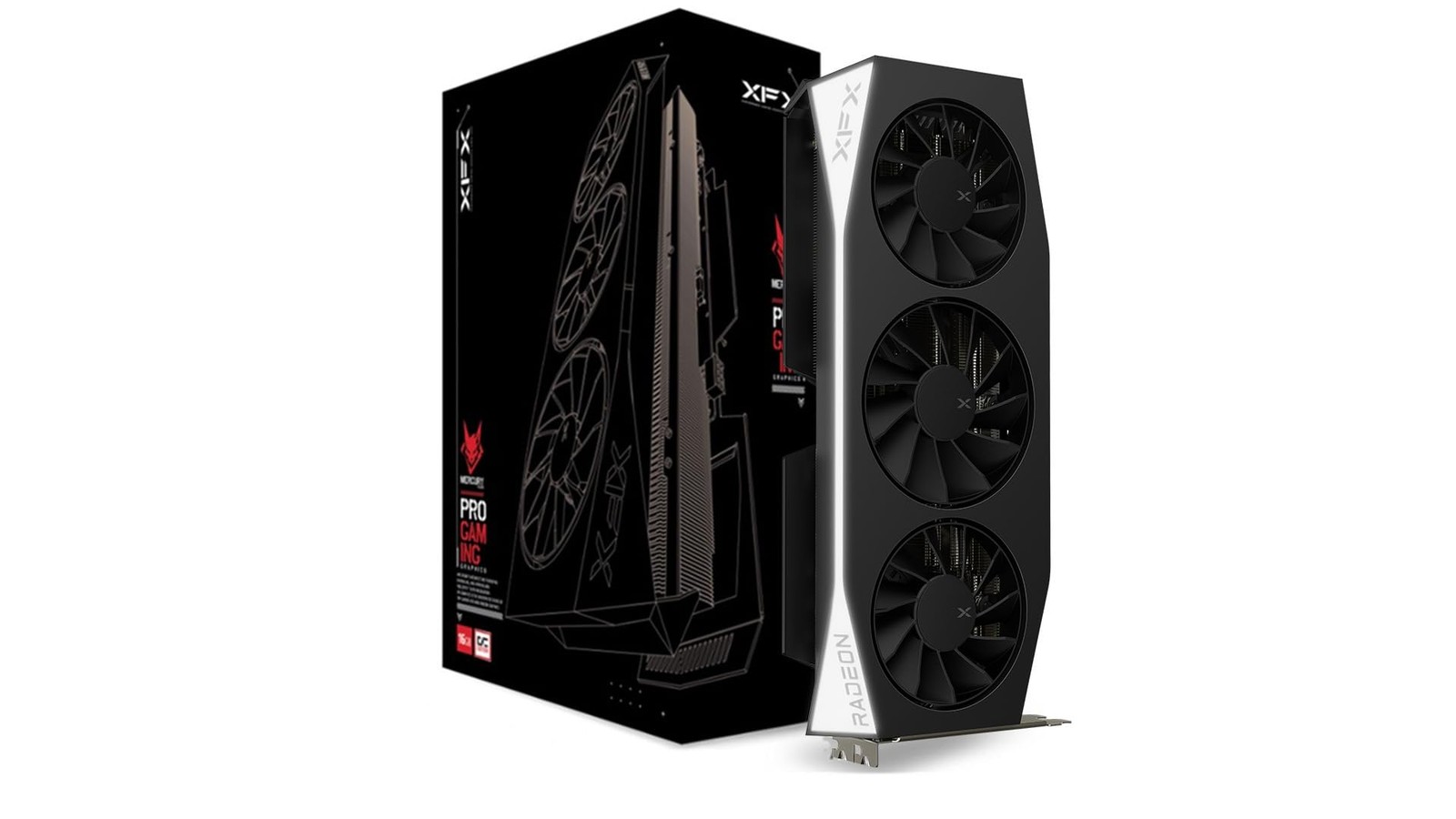 XFX Mercury AMD Radeon RX 9060 XT OC Gaming Edition with 16GB GDDR6 HDMI 2xDP,