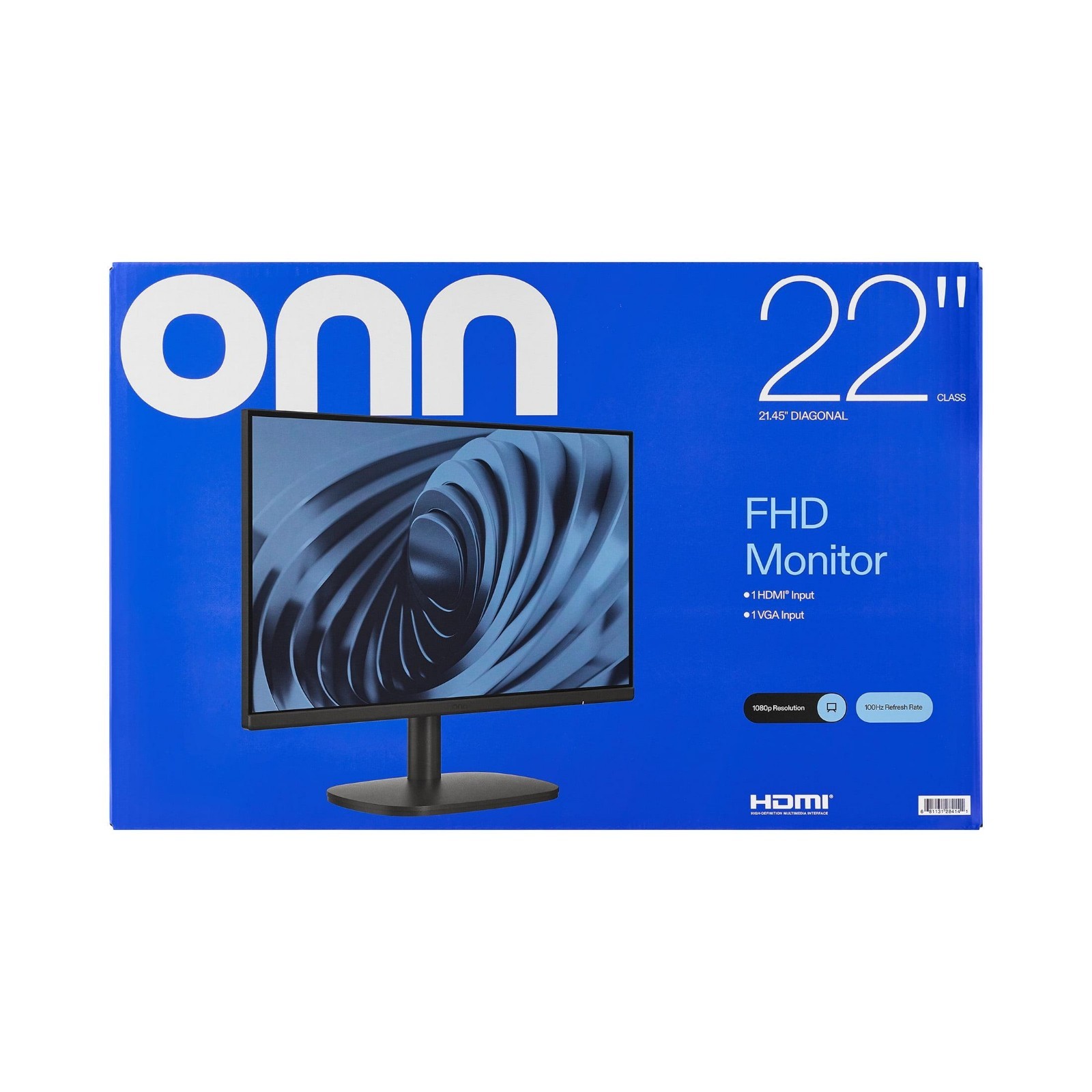 onn. 22" FHD 1080p LED Monitor HDMI VGA 60Hz 100002480