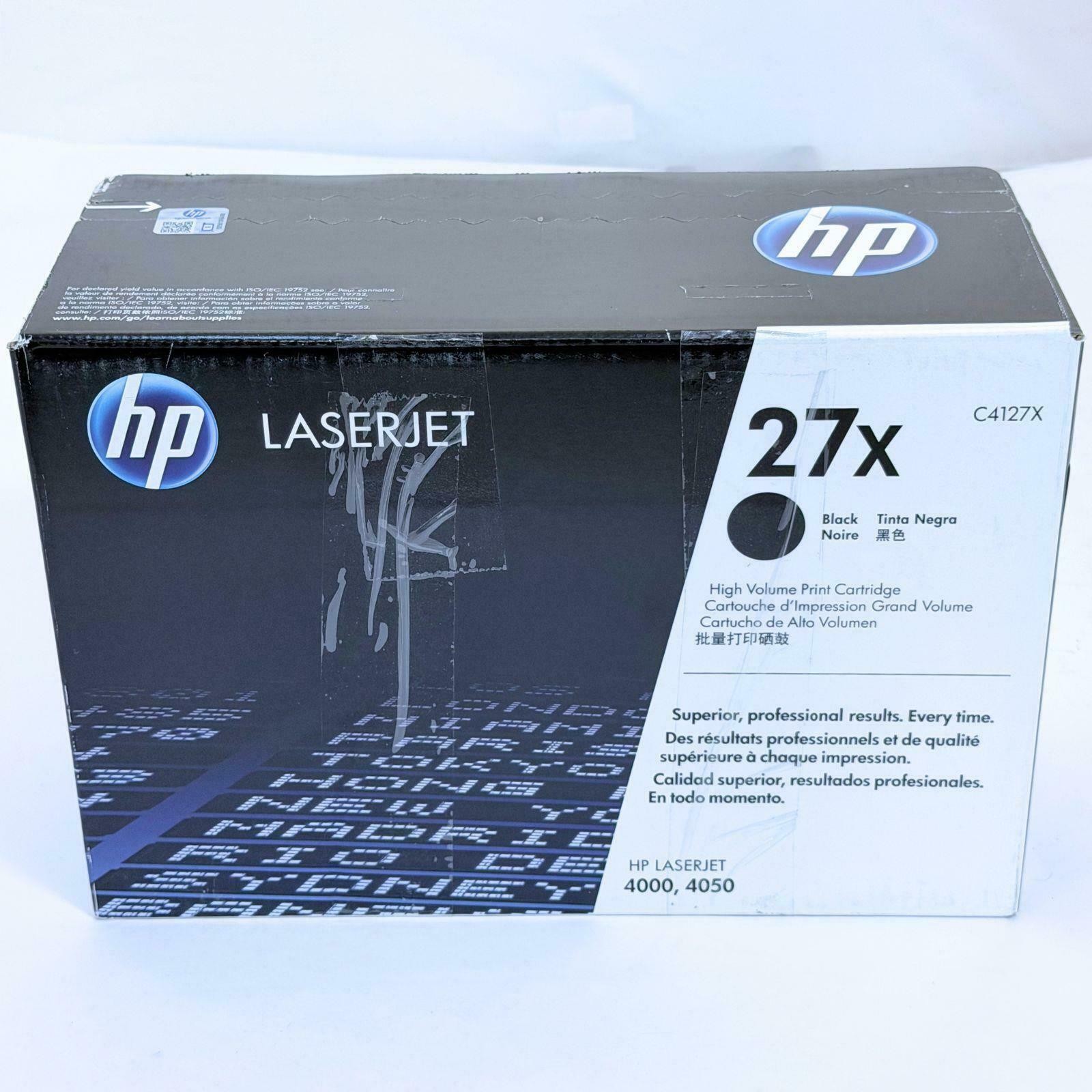 NEW Sealed Genuine HP 27A C4127A LaserJet Toner Cartridge Black