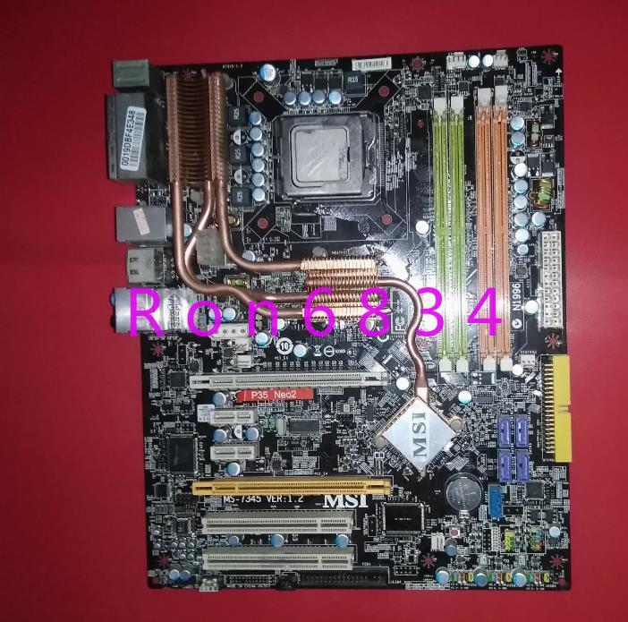 1pc used Msi P35 NEO2 MS-7345 VER:1.2 P35 motherboard