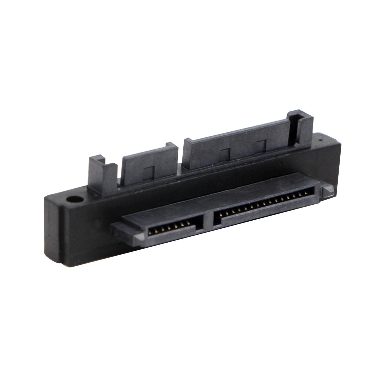 90 Degree SATA 22Pin 7+15 Male to SATA 22P Female Connector Sata Adapter