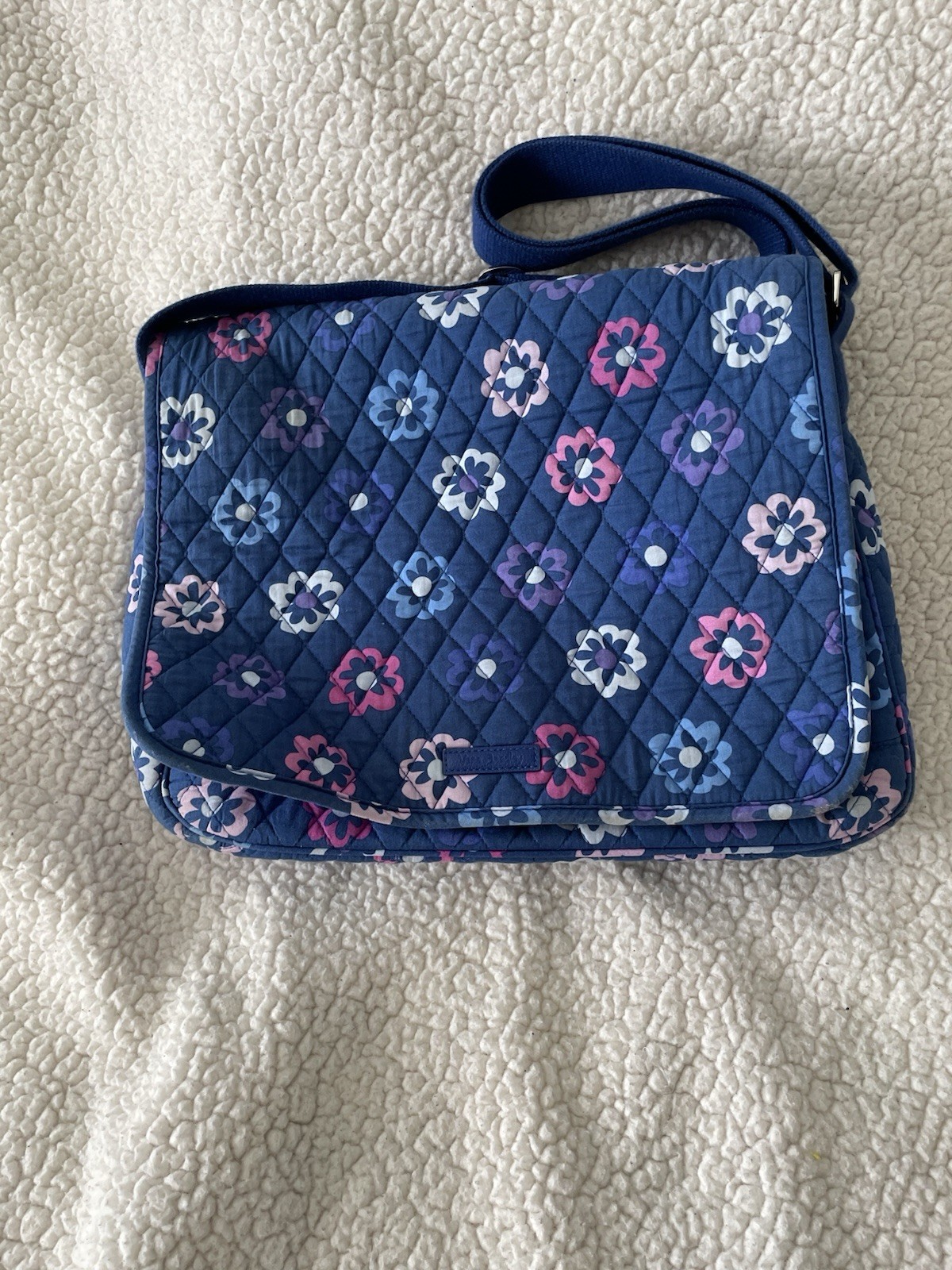 Vera Bradley messenger bag Ellie Flower Design Preowned