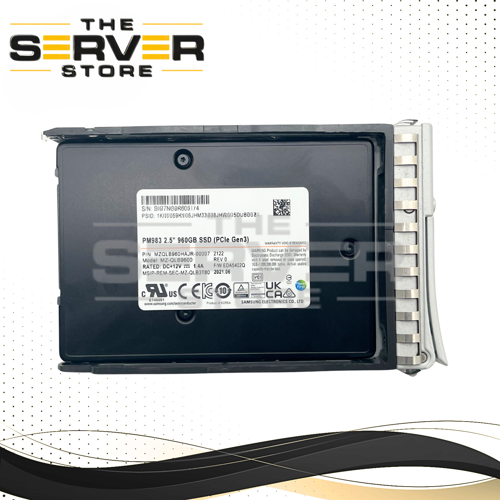 (89%-) Samsung 960GB NVMe U.2 G3 RI 2.5" SSD PM983 Cisco UCS Server MZQLB960HAJR