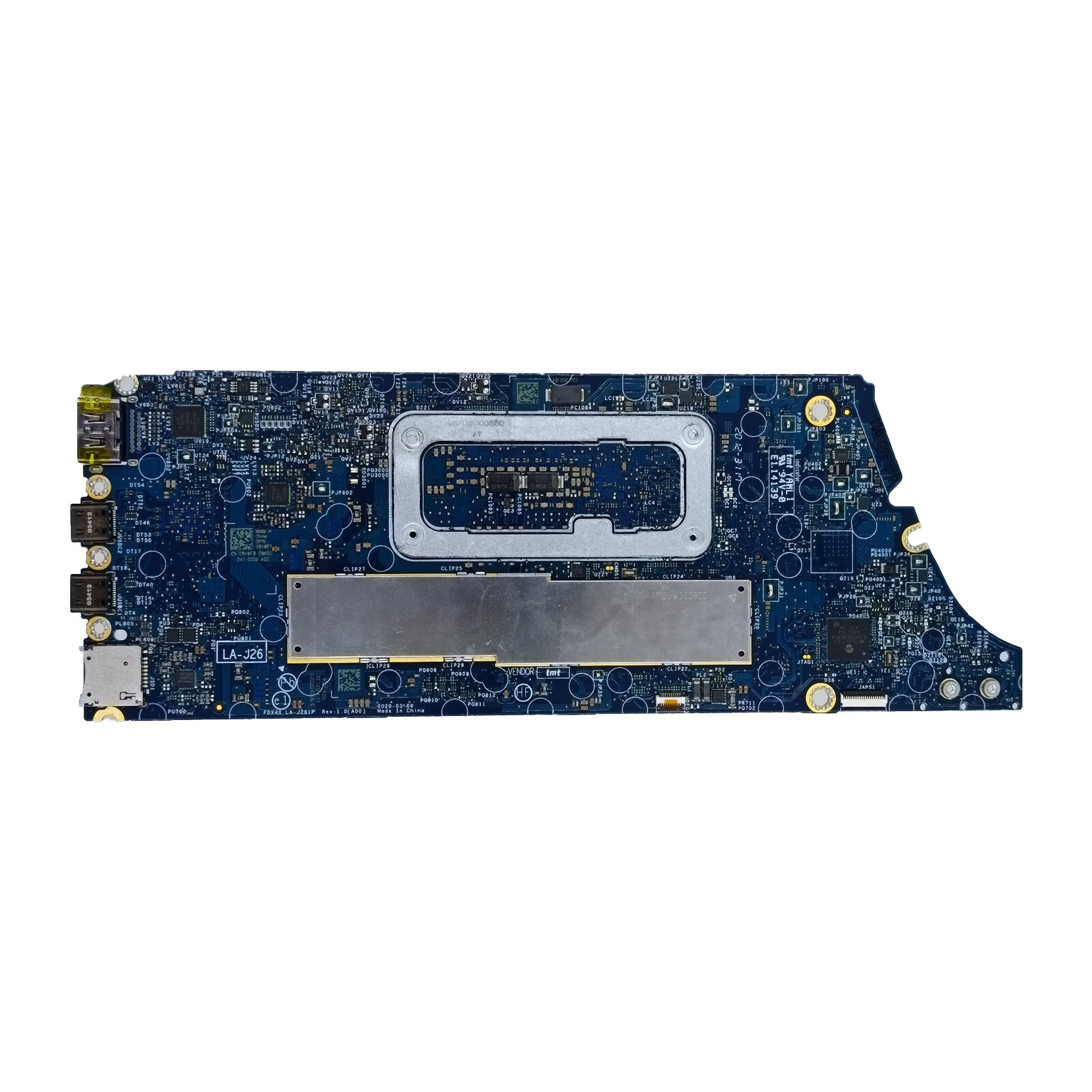 09VWF8 For Dell Latitude 7310 7410 Motherboard LA-J261P i7-10610U 8GB AX201D2W