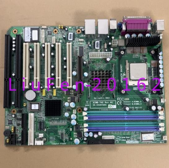 1pc used  ADVANTECH AIMB-742E2 motherboard AIMB-742 REV:A2