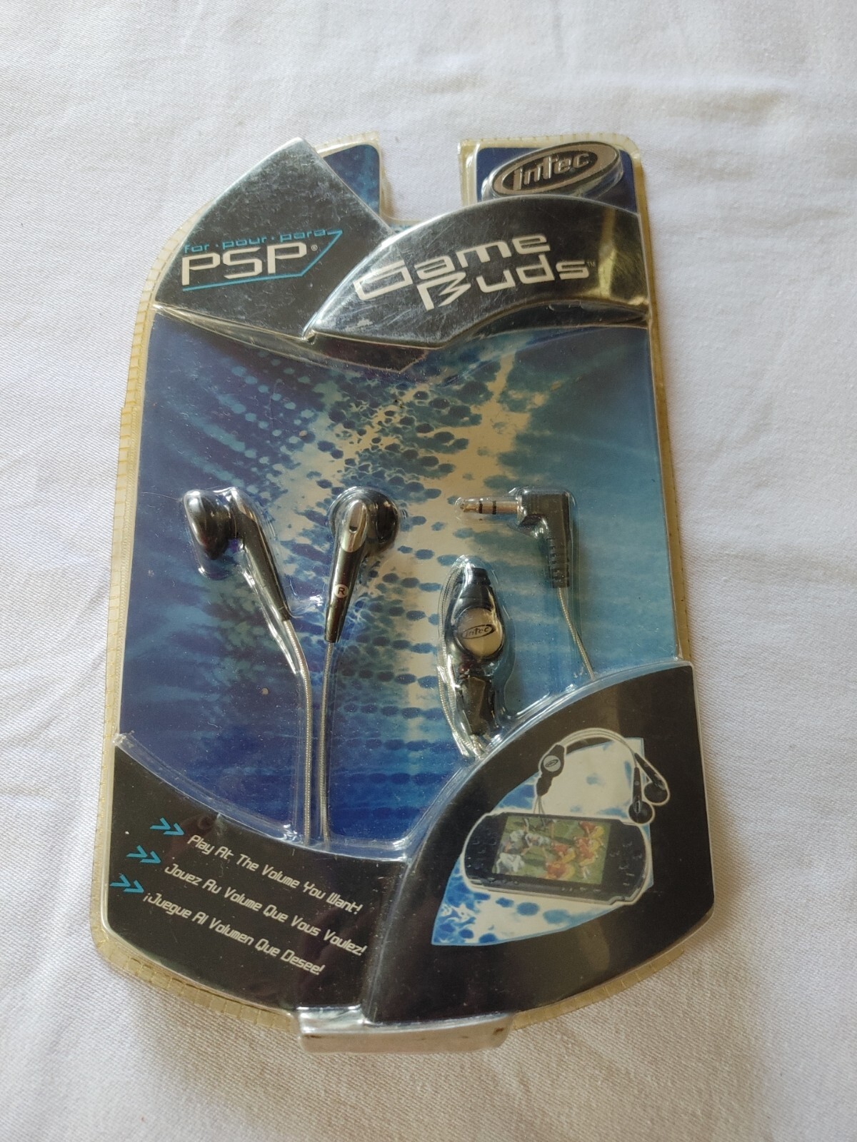 Intec PSP Game Ear Buds Head Phones G6706 New Sealed 2004