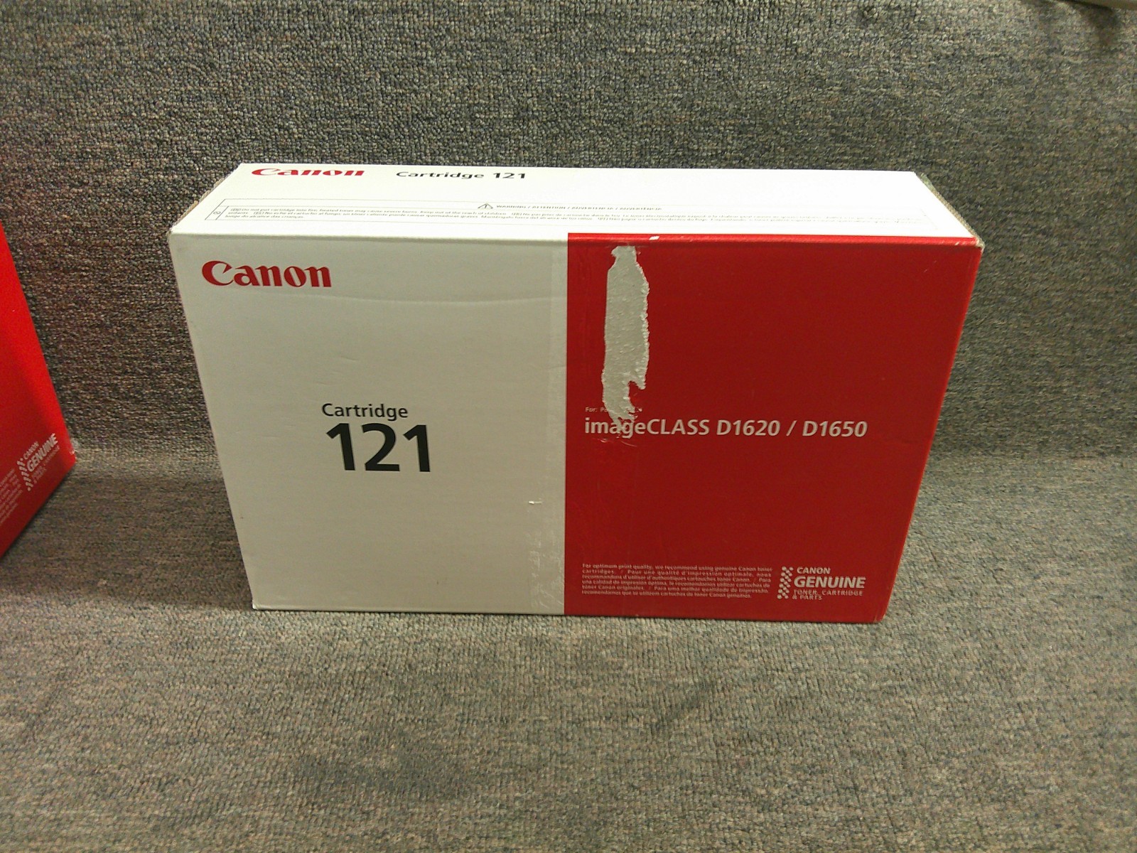 3252C001 New Genuine Canon 121 Black Toner Cartridge imageCLASS D1620 / D1650