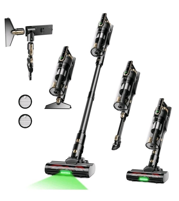 Trucozie Cordless Vacuum Cleaner, Self-Standing Lightweight Stick Vacuum New Ope