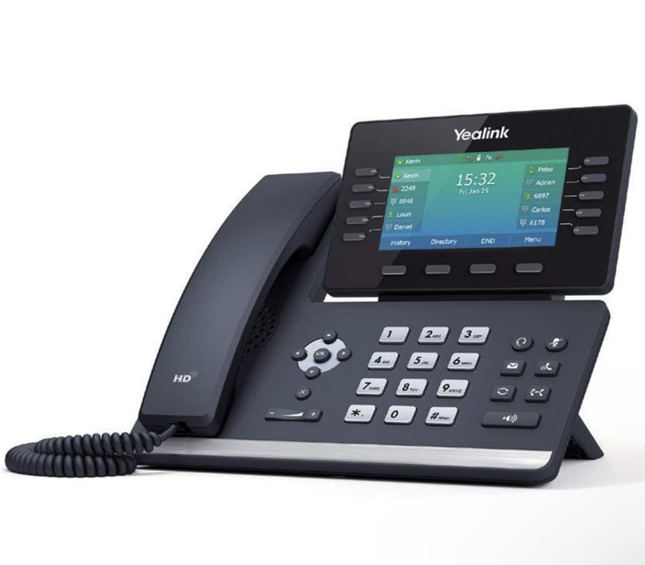 Yealink T54W: 4.3" Color Display Dual-Port Gigabit Ethernet Prime Business Phone