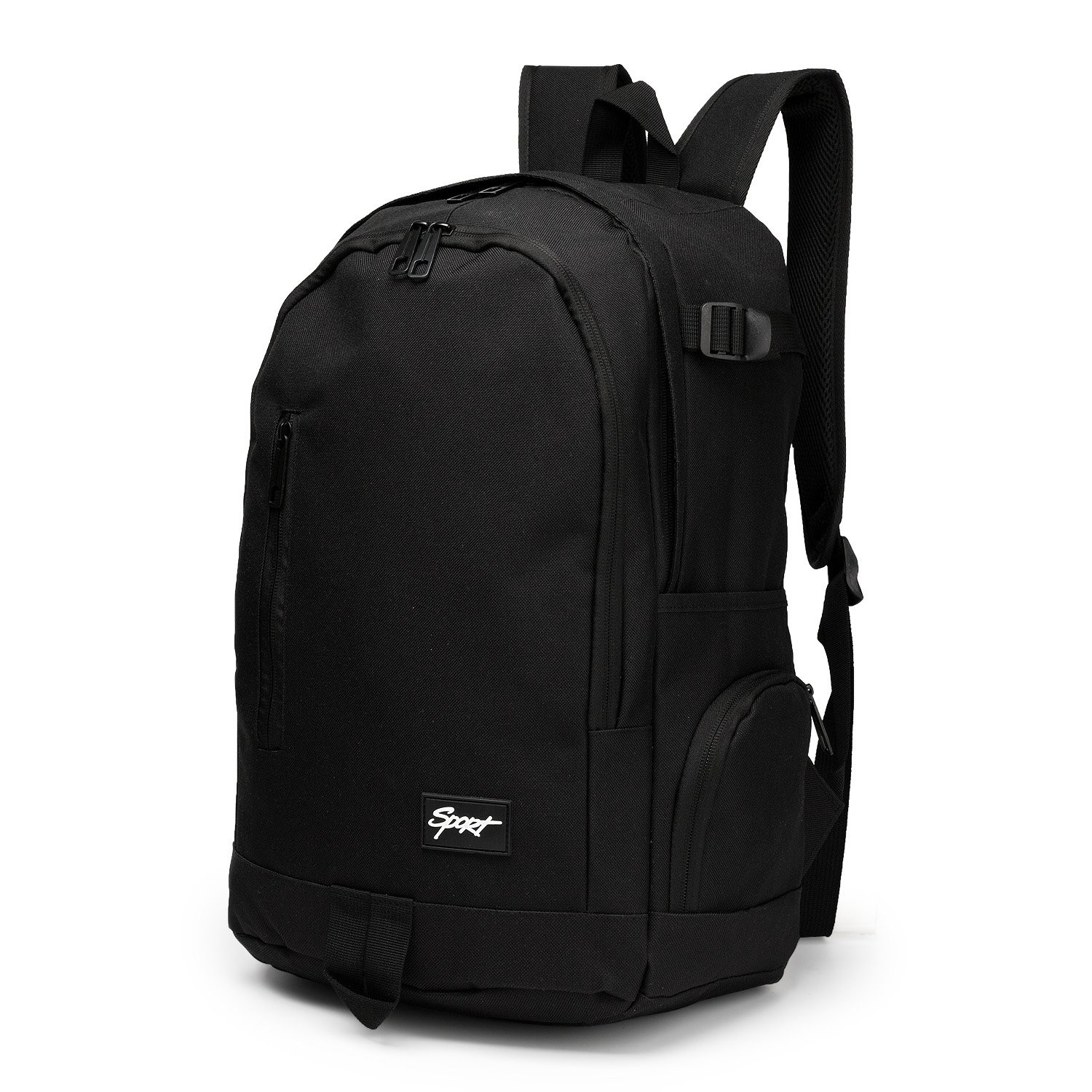 rickyh style School Backpack Travel Bag for Men & Women One Size, 01hei