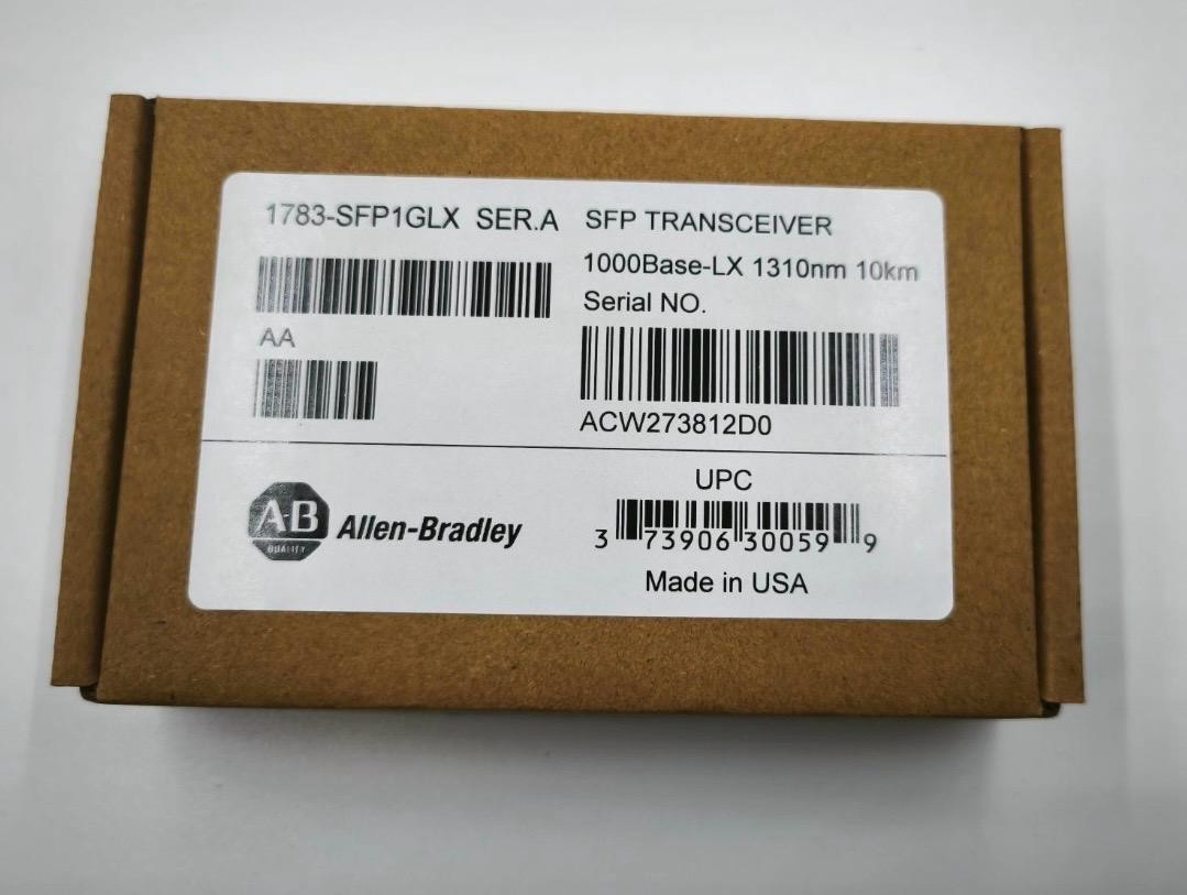 Allen-Bradley 1783-SFP1GLX/A 1000BASE-LX SFP 10km Transceiver Module -New In box