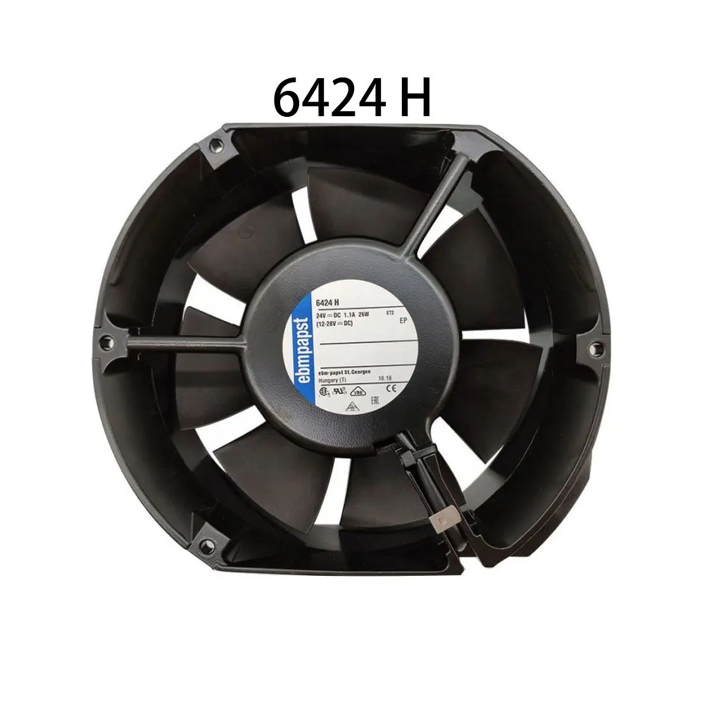 New sealed Axial high air volume fan 6424H 172x150x51mm 24VDC Ebmpaps radiator