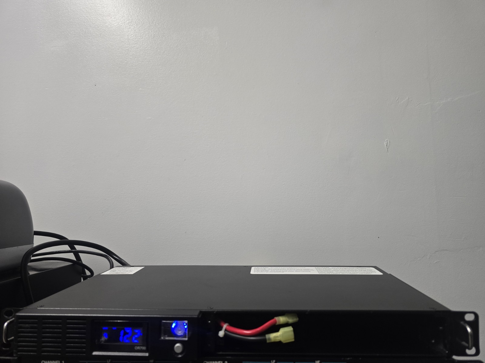 CyberPower OR700LCDRM1U 700VA 1U Rackmount UPS Battery Backup Powers On Missing