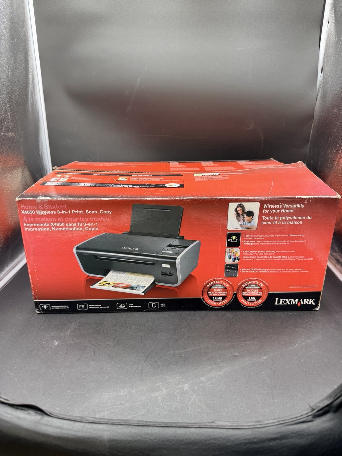 Lexmark X4650 Printer Wifi Scan Copy Photo All In One - Openbox New