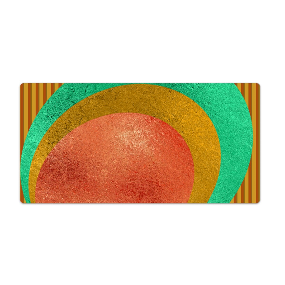 Decorative Desk Mouse Pad Mat PC Laptop Office Circles abstract 100x50