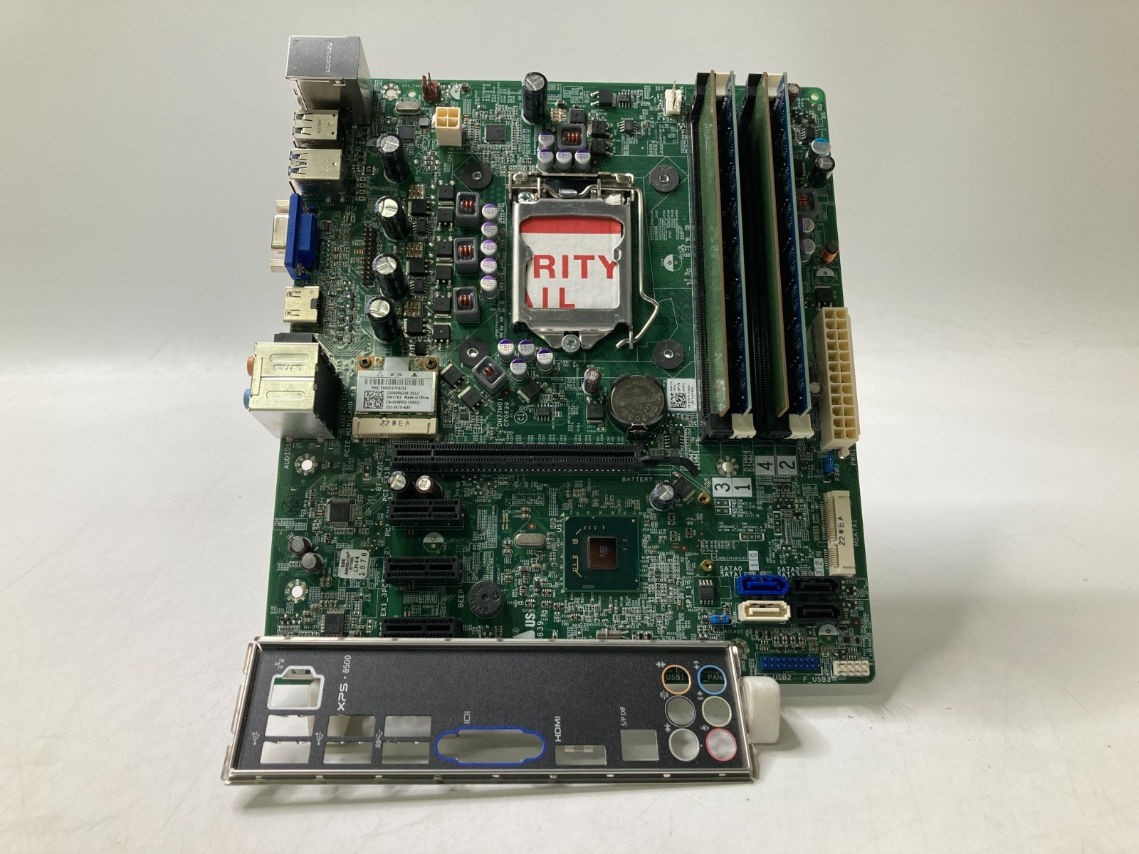 DELL XPS 8500 DH77M01 Motherboard Intel H77 (2nd/3rd Gen) 12GB DDR3 microATX