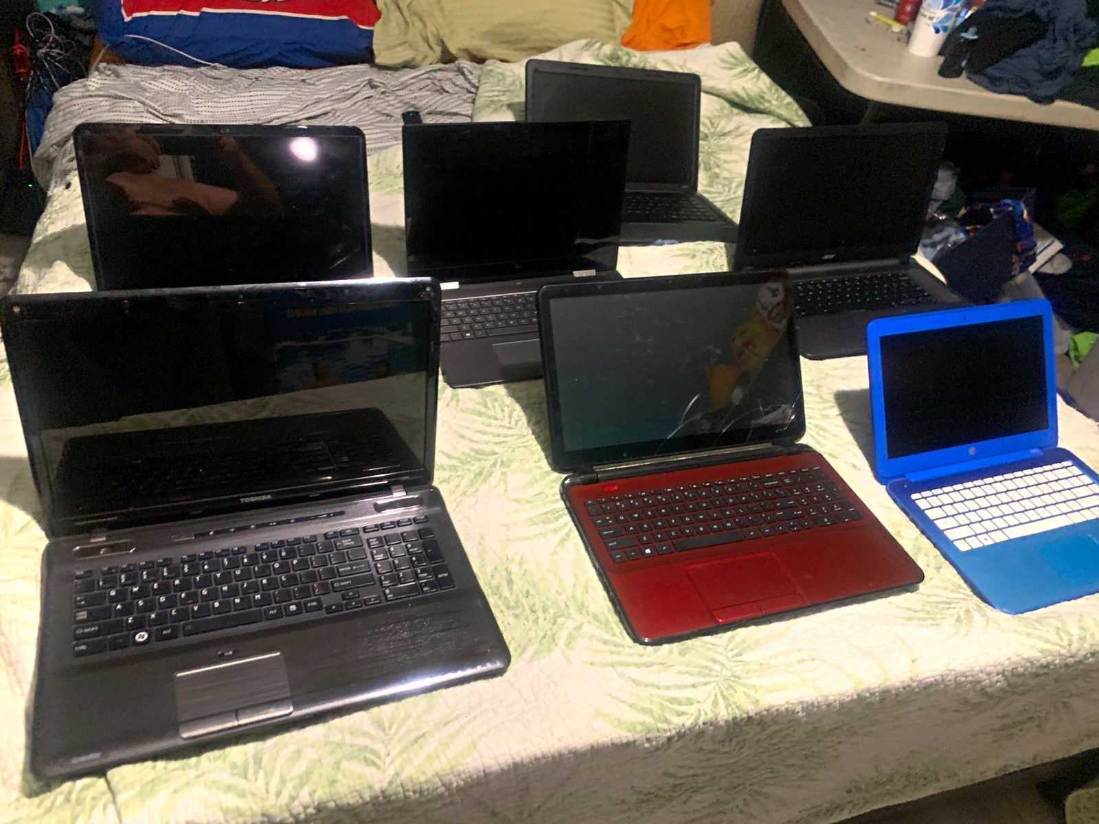 7- HP Toshiba Acer Apple Mixed Lot Laptops - Laptop Lot Multiple Models Included