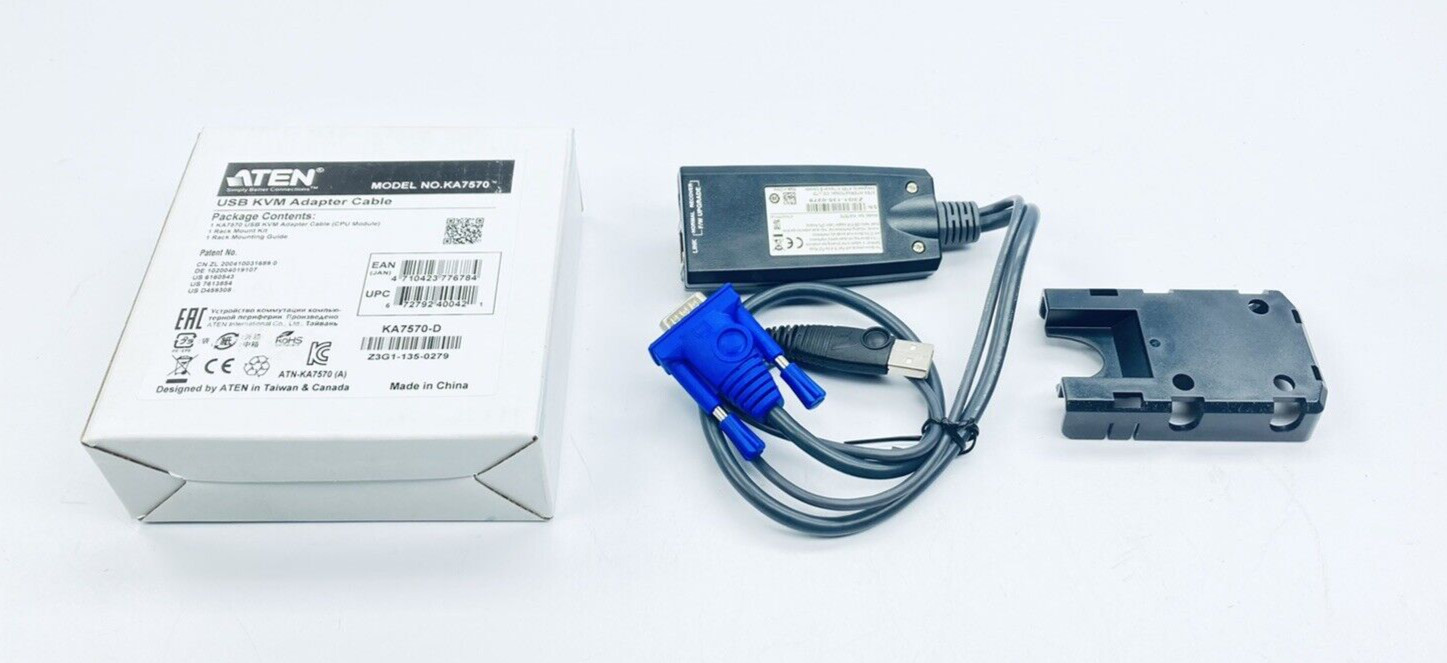 UNUSED ATEN KA7570 USB KVM ADAPTER CABLE ALTUSCEN USB CPU MODULE