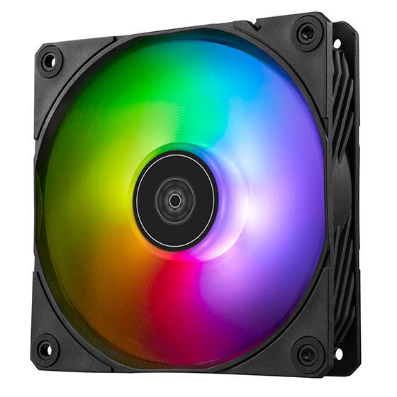 Silverstone SF120B-ARGB 120mm Shark Force 120ARGB PWM Fan, 4PIN PWM