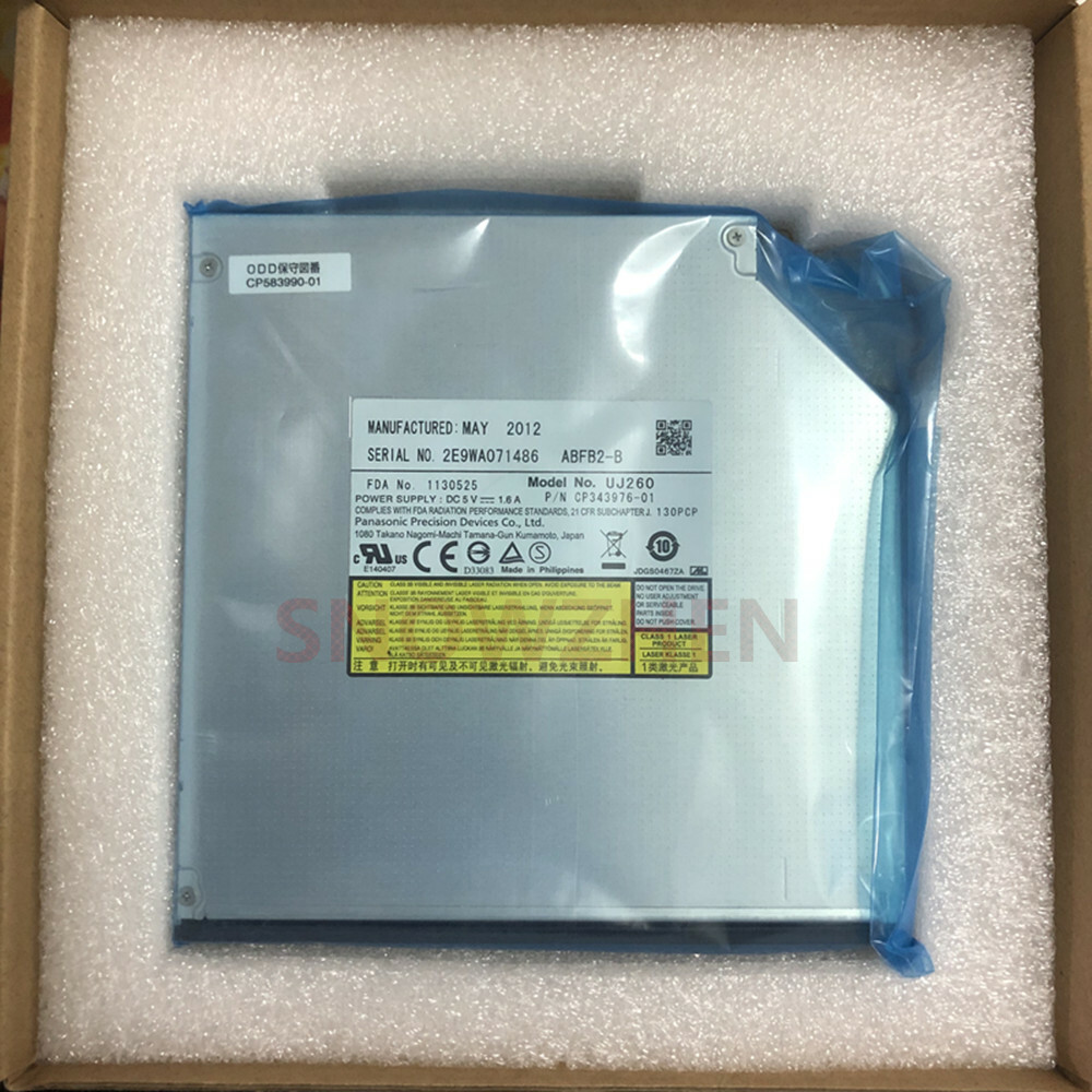 Panasonic UJ260 6x BDXL Blu-ray 8x DVD CD Burner Player 12.7 SATA Laptop Drive