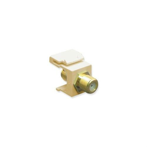ICC IC107B5GIV MODULE, F-TYPE, GOLD PLATED IVORY Lot of 2