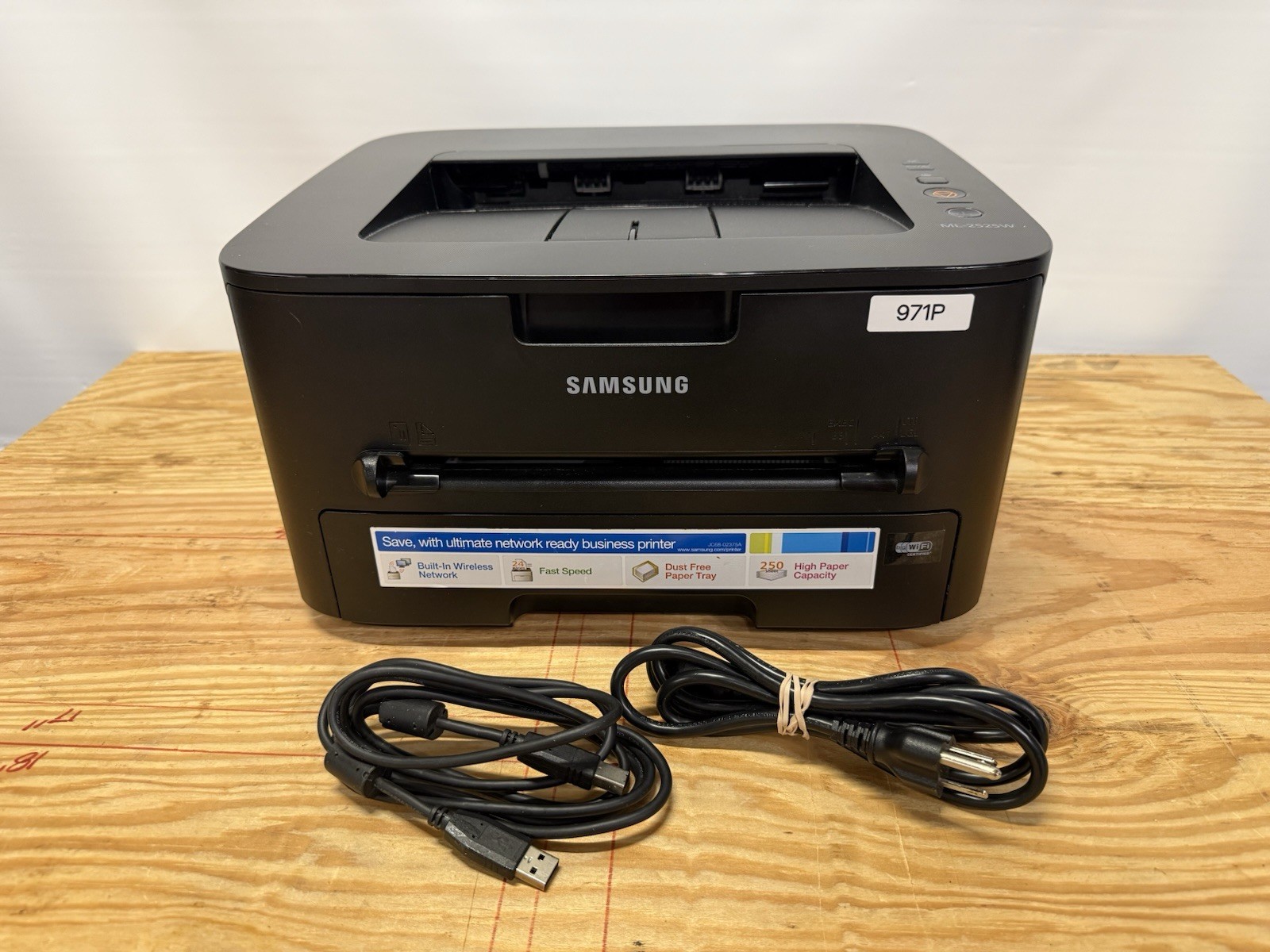 Samsung ML-2525W Workgroup Laser Printer Tested Page Count 435 (971P)
