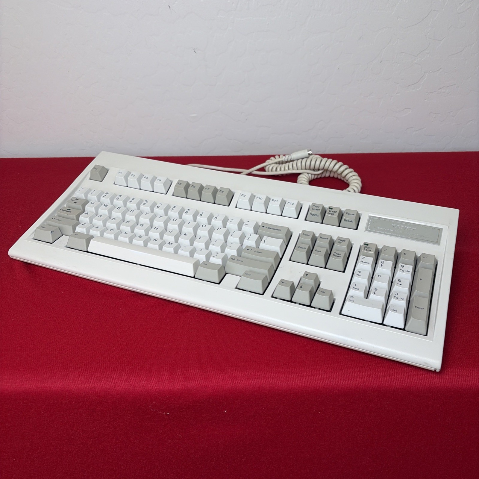 Vintage Tandy Enhanced Mechanical Computer Keyboard